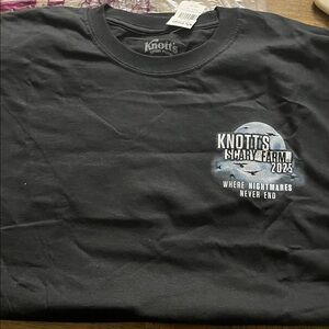 Knott's Scary Farm 2025 Black T-Shirt